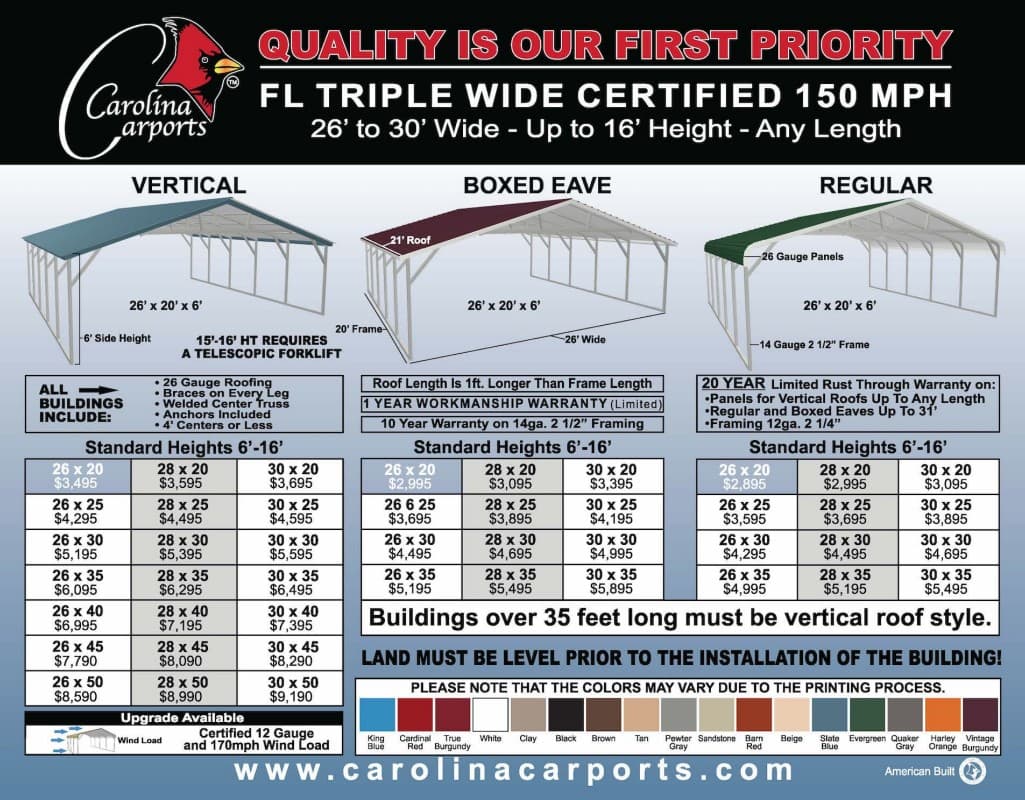 FL Triple Wide Certified Buildings